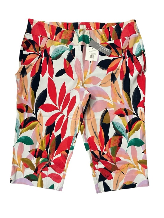 Zac & Rachel Pants - Zac & Rachel Multicolor Leaf Print Capris W:23” R:13” I:21.5” RT $58